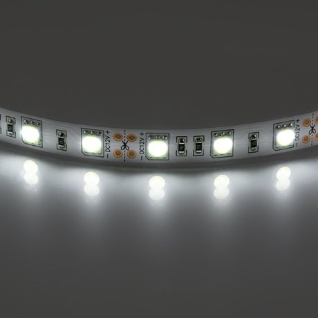 1м. Светодиодная лента белого цвета 5050, 4200К, 14,4W, 12V, 60LED/m, IP20 Lightstar 400054