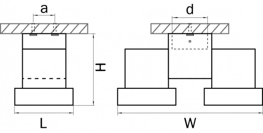 Потолочный светильник Lightstar Illumo X2 Nero 051037