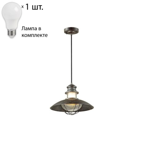 Уличный светильник с лампочкой Odeon Light Dante 4164/1+Lamps А60
