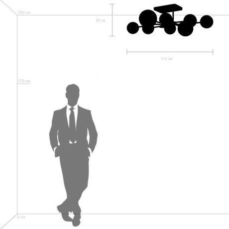 Потолочная люстра Lightstar с поддержкой Маруся Croco 815380