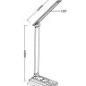 Офисная настольная лампа Arte Lamp William A5122LT-1BK