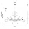 Подвесная люстра Lucia Tucci Fiori Di Rose 106.3