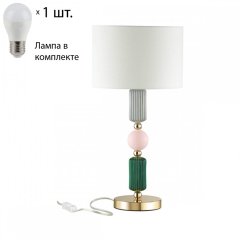Настольная лампа с лампочкой Odeon Light Candy 4861/1T+Lamps E27 P45