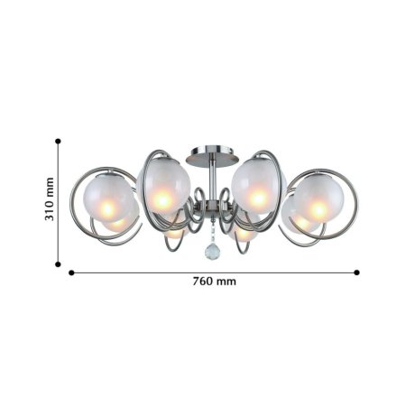 Потолочная люстра с лампочками F-Promo Fabbio 2349-8U+Lamps E14 P45