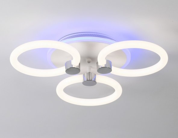 Потолочная диммируемая люстра с пульто ДУ Ambrella light ACRYLICA FA3838