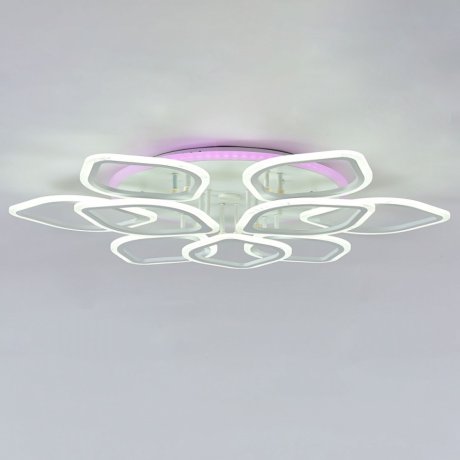 Светодиодная потолочная люстра Citilux Ромби Смарт RGB с голосовым управлением CL236A190E