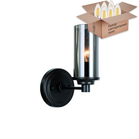 Бра с лампочкой Favourite Kiara 2057-1W+Lamps E14 Свеча