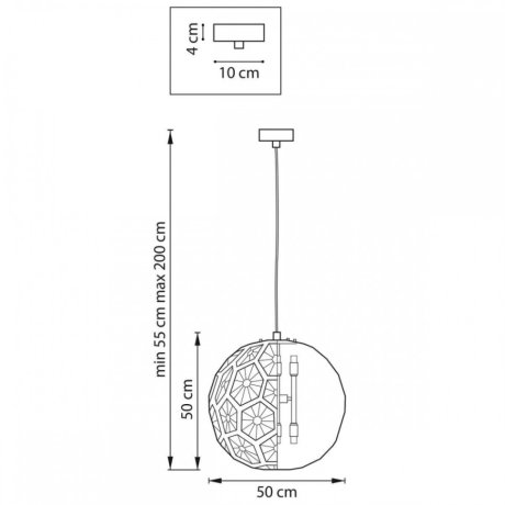 Подвесной светильник Lightstar с поддержкой Алисы, Fermo 724264