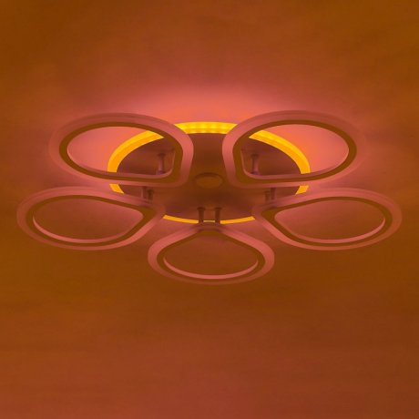 Потолочная светодиодная люстра с пультом ДУ и голосовым управлением Citilux Транай Смарт CL235A150E