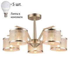 Потолочная люстра с лампочками F-Promo Bonbon 2488-5P+Lamps E14 P45