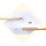 Настенный светодиодный светильник с полками и USB портом Ambrella light Wall FW100 (00-00003311)