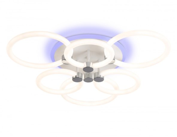 Потолочная диммируемая люстра с пульто ДУ Ambrella light ACRYLICA FA3844