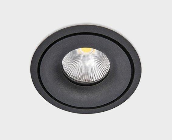 Встраиваемый светильник Italline IT06-6018 black 4000K