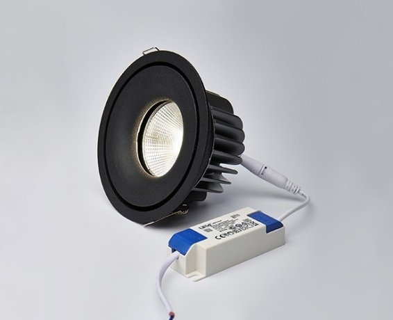 Встраиваемый светильник Italline IT06-6018 black 4000K