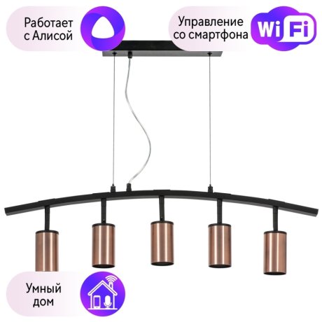 LR735305 Подвесной светильник Rullo Lightstar с поддержкой Алисы, (комплект из 571735+214430-5)