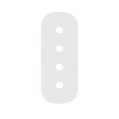 Коннектор прямой для магнитного шинопровода Arte Lamp Optima A740533