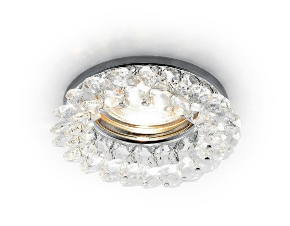 Встраиваемый светильник Ambrella light Crystal K206 CL/CH