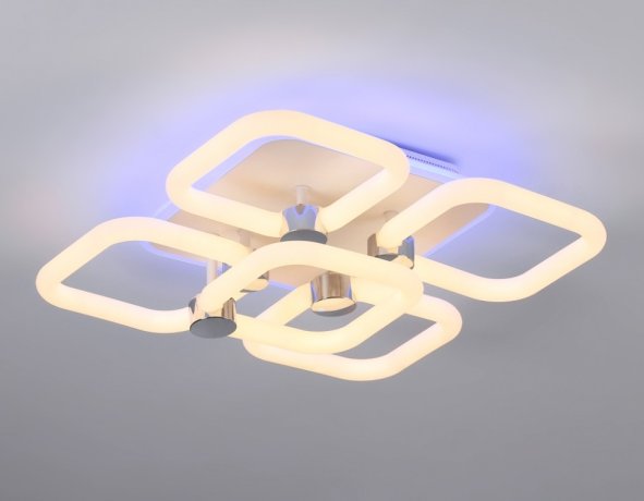 Потолочная диммируемая люстра с пульто ДУ Ambrella light ACRYLICA FA3861