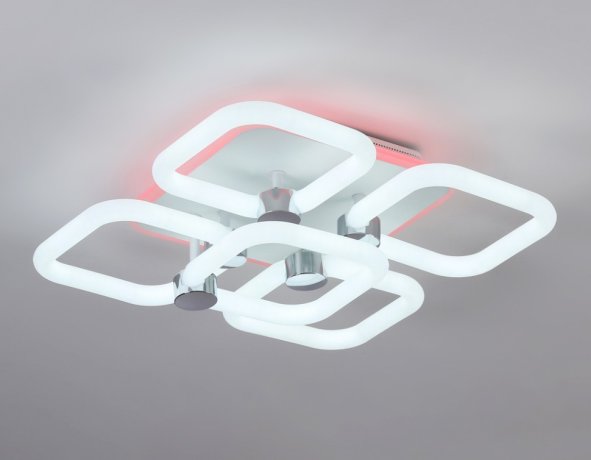 Потолочная диммируемая люстра с пульто ДУ Ambrella light ACRYLICA FA3861