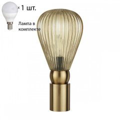 Настольная лампа Odeon Elica с лампочкой 5402/1T+Lamps E14 P45