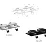 Корпус светильника встраиваемый для насадок D60mm Ambrella light Diy Spot C6526