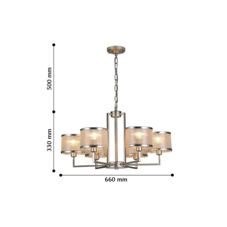 Подвесная люстра с лампочками F-Promo Bonbon 2487-6P+Lamps E14 P45