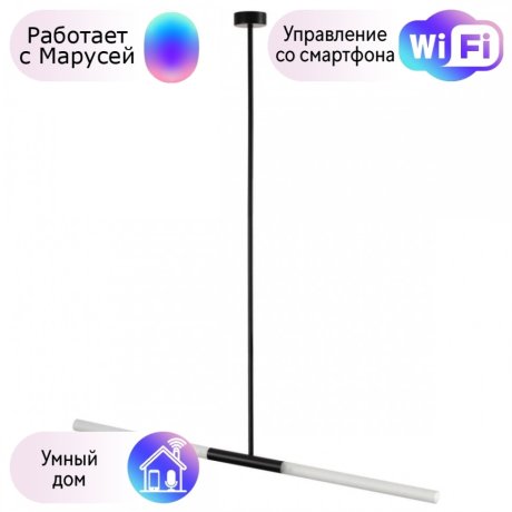 Люстра на штанге Odeon Light Soho с поддержкой Маруся 4307/2-М