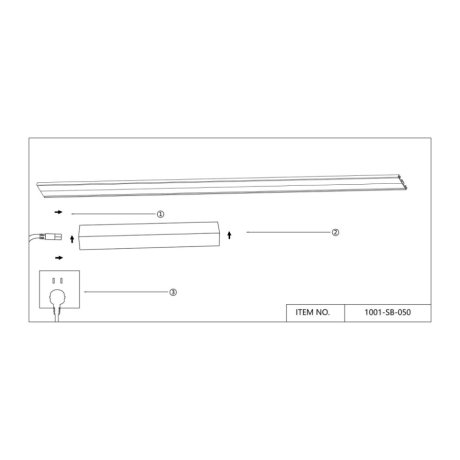 Сетевой шнур для магнитного ультратонкого шинопровода "Умный дом" Favourite Unika 1001-SB-050