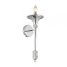Бра Crystal Lux с лампочкой Miracle AP1 Chrome+Lamps E14 Свеча