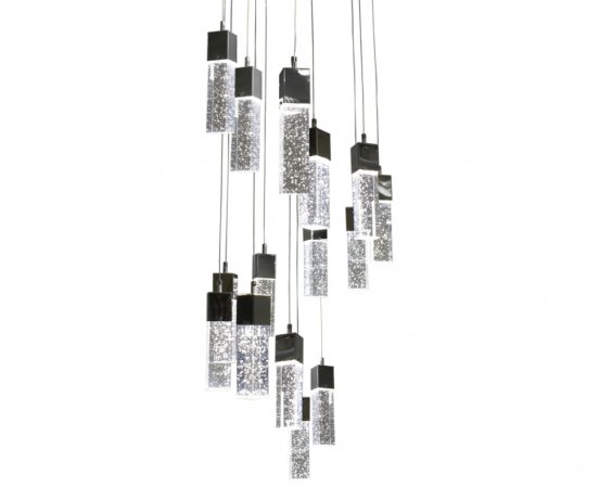 08510-15А,02(4000K) Подвесная светодиодная люстра Kink Light Аква 17668