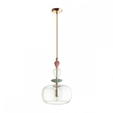 Подвесной светильник с лампочкой Odeon Light Bizet 4855/1A+Lamps E14 P45