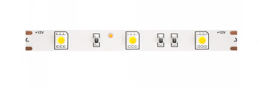 5м. Светодиодная лента RGB, 7,2W, 12V, 30LED, IP20 Led strip Maytoni 10126