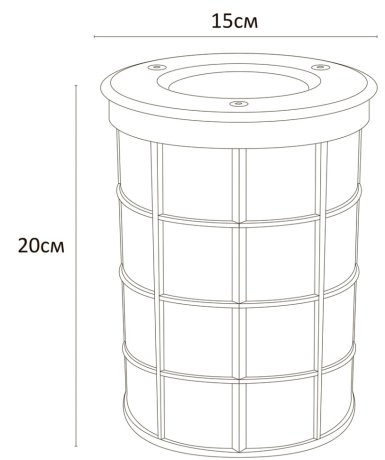 Тротуарный светильник Arte Lamp Piazza A6014IN-1SS