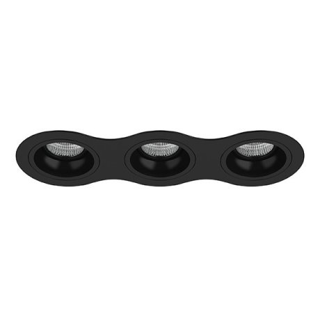 D637070707 Встраиваемый точечный светильник Domino Round Lightstar (комплект из 214637+214607+214607+214607)