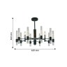 Подвесная люстра с лампочками F-Promo Supreme 2490-5P+Lamps E14 Свеча