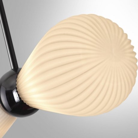 Подвесной светильник Odeon Elica с лампочками 5418/2+Lamps E14 Свеча