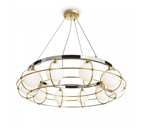 Подвесная люстра Maytoni Modern Carcass MOD312PL-10GCH