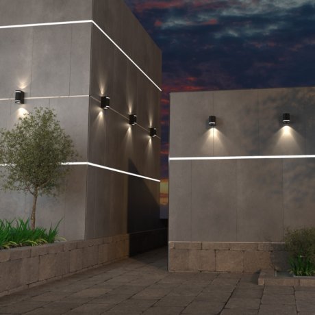 Уличный настенный светильник Novotech Landcape 370839