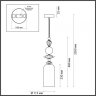 Подвесной светильник с лампочкой Odeon Light Bizet 4855/1+Lamps E14 P45