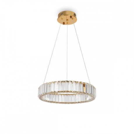 Подвесная диммируемая люстра с пультом ДУ Freya Tier FR5257PL-L17G