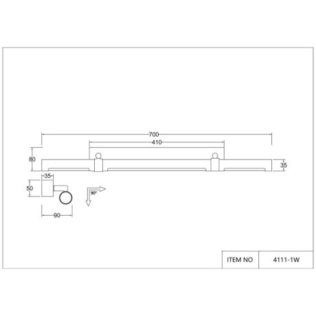 Настенный светильник Favourite Cuero 4111-1W