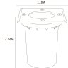 Тротуарный светильник Arte Lamp Piazza A6015IN-1SS