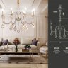 Подвесная люстра Ambrella light Traditional TR4957