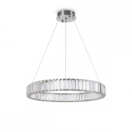 Подвесная диммируемая люстра с пультом ДУ Freya Tier FR5257PL-L25CH