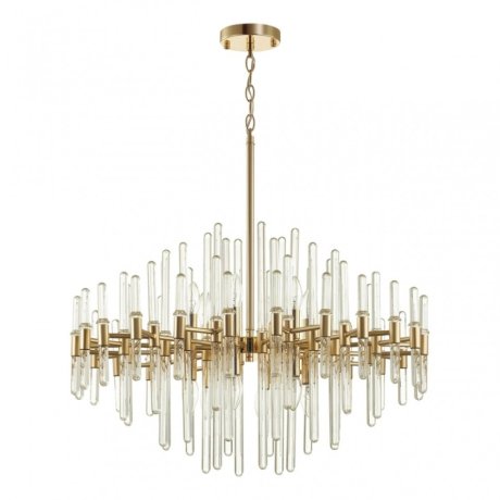 Подвесная люстра с лампочками Odeon Light Stika 4988/12+Lamps E14 Свеча