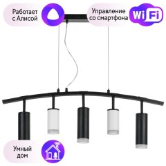 LR7353628730 Подвесной светильник Rullo Lightstar с поддержкой Алисы, (комплект из 571735+214436-2+214487-3+202430-5)