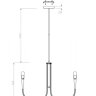 Люстра на штанге Freya Branches FR5253PL-06BS