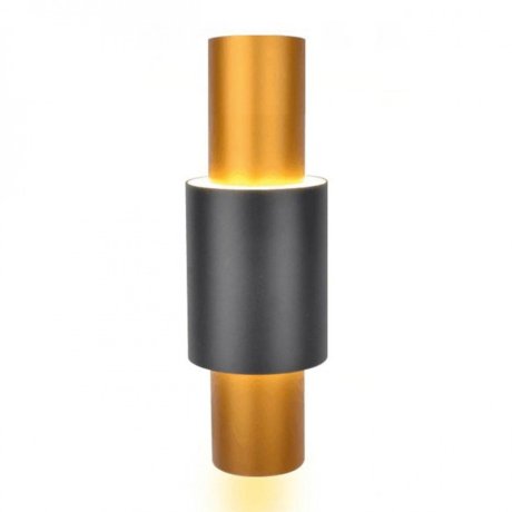 Настенный светильник Escada 20037SMU/01 LED 7+3+3W 4000K золото/черный 20037