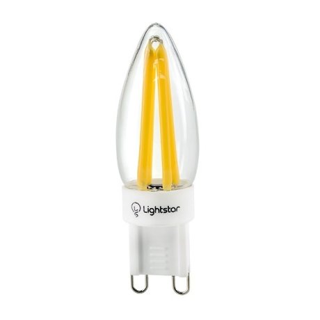 Филаментная светодиодная лампа G9 5W 3000K (теплый) C35 LED Lightstar 940472