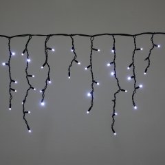 3x0.6м. Гирлянда влагозащенная морозостойкая бахрома 140LED (холодный) A-520 LED W FLASH Sneha 1425280